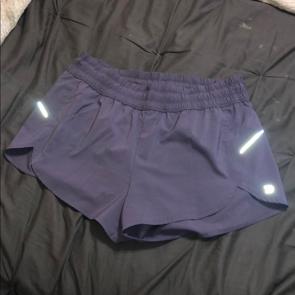 BARELY WORN purple athletic shorts